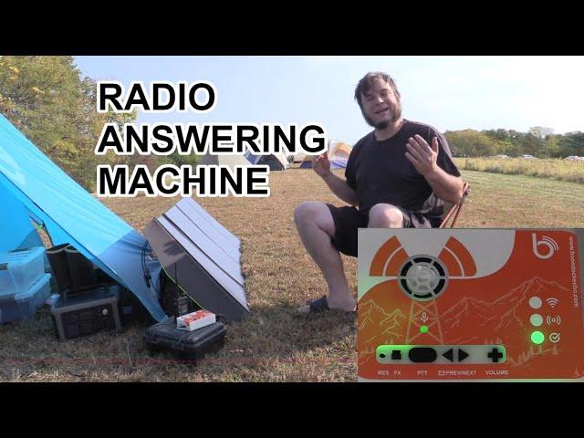 Checking Out The Latest Boondock Echo - An Off-Grid Radio Answering Machine