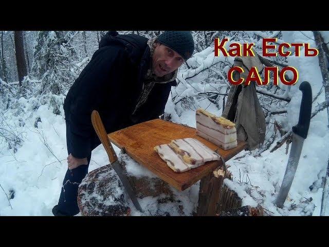 Как вкусно есть САЛО! Рецепт Сибиряка в Тайге. Ты полюбишь сало Пальчики оближешь Съедается за 5 мин