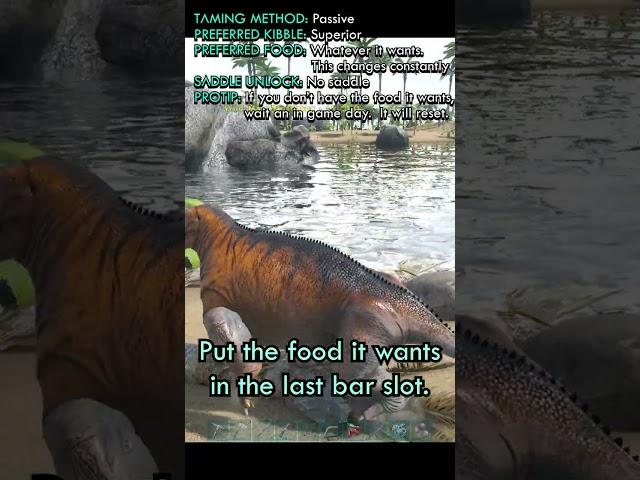 How to Tame a Moschops Fast Ark Beginner Guide #shorts