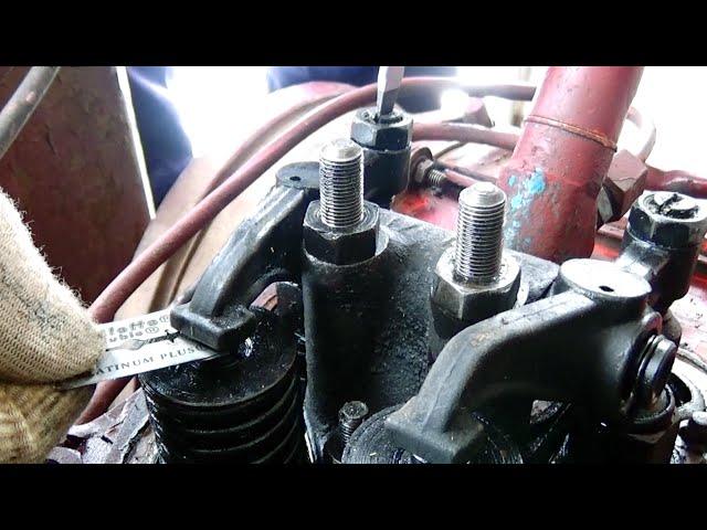 How to adjust the valve in the Vladimir T-25 without the probe?  Repair cylinder head D-21