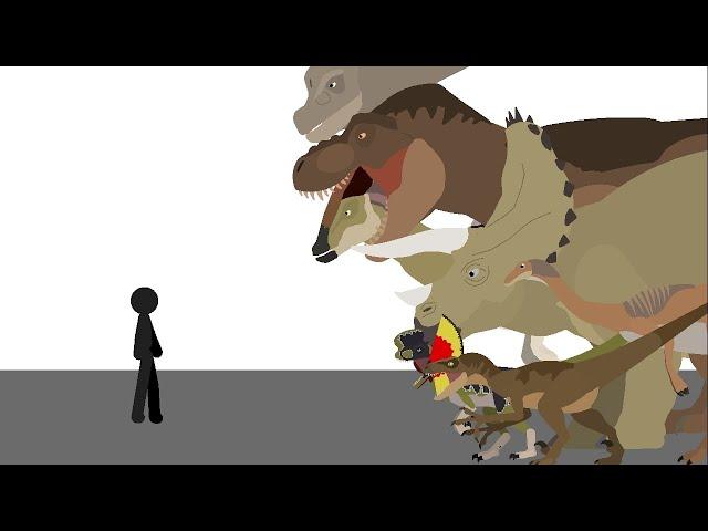 dinosaur vs human (Jurassic park)