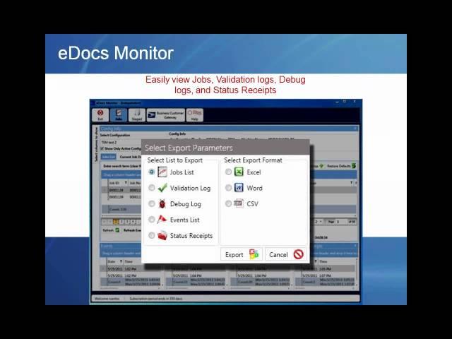 Automate PostalOne Mailings with eDocs Monitor (05/17/12) -  Window Book Inc.