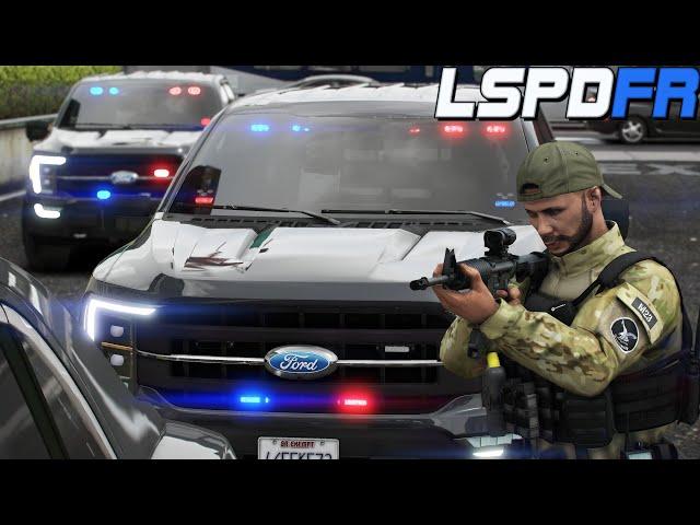 GTA 5 LSPDFR | Tahoe Flips After Fleeing | Drug Task Force | #lspdfr