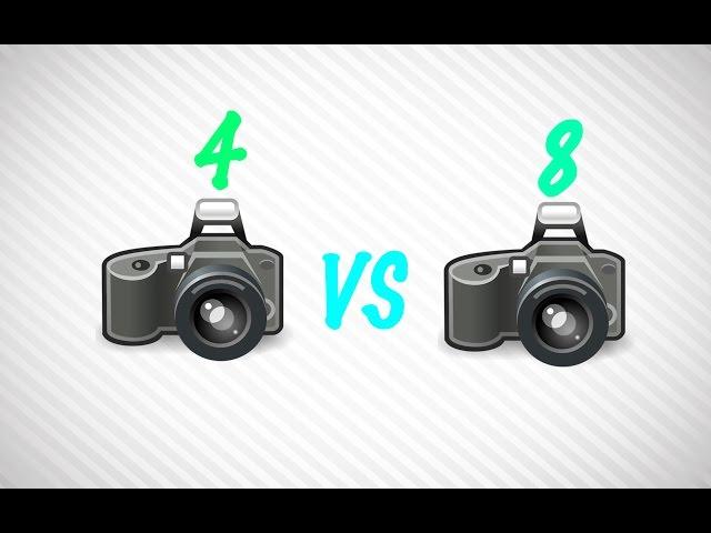 4 MegaPixel VS 8 MegaPixel Camera Comparison