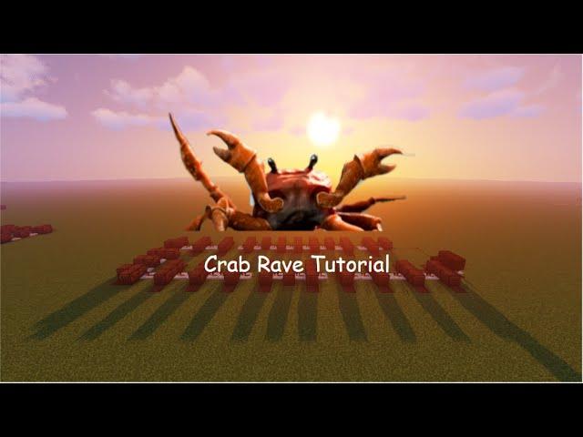 Crab Rave (Tutorial) - Minecraft Noteblocks