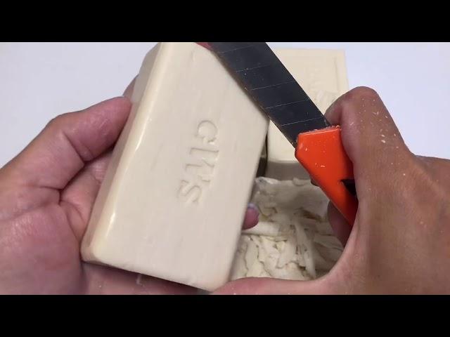 ASMR Soap/ cutting soap/ dry soap/ асмр мыло/ режу сухое мыло