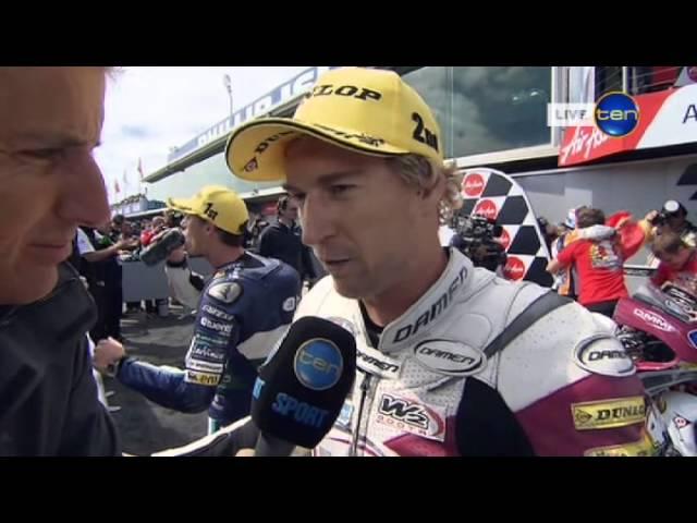 Aussie "Ant" West a strong 2nd in Australian Moto2 GP