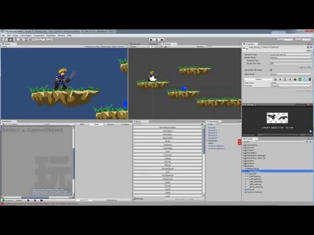 ART155: Unity Part 5 -- 2D Sprite Enemy Movements with Playmaker
