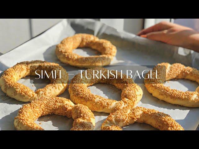 How to make Simit (Turkish Sesame Bagel Bread) at Home - ASMR COOKING