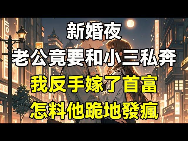 新婚夜，老公竟要和小三私奔，我反手嫁了首富，怎料他跪地發瘋