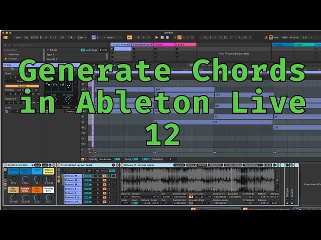 Generate Chords in Ableton Live 12 with Stacks!