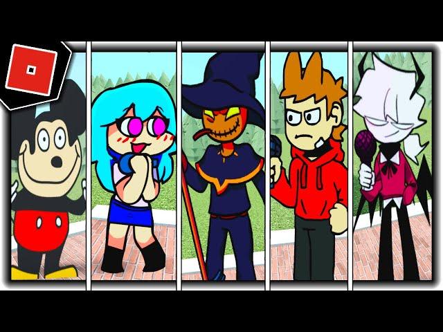 How to get ALL 10 BADGES + MORPHS/SKINS in FRIDAY NIGHT FUNKYN' RP! - Roblox