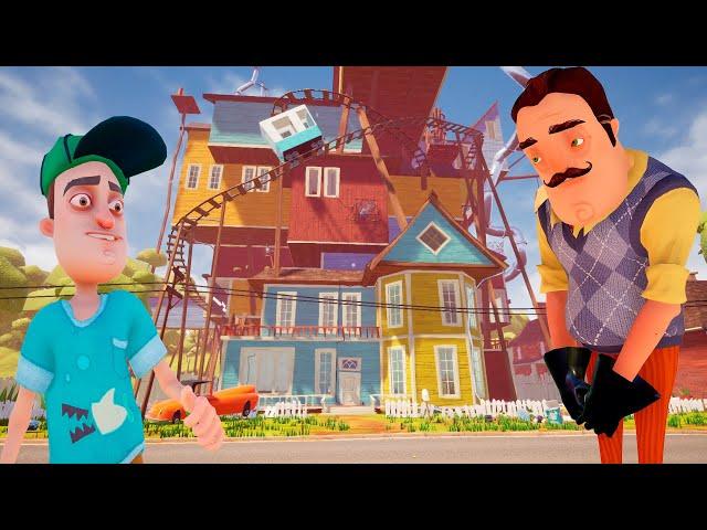 ШОУ ПРИВЕТ СОСЕД!ВОРУЕМ ВЕЩИ У СОСЕДА!ИГРА HELLO NEIGHBOR 3 АКТ ПРОХОЖДЕНИЕ!КОШМАР ШКОЛА!ЧЕЛЛЕНДЖИ!