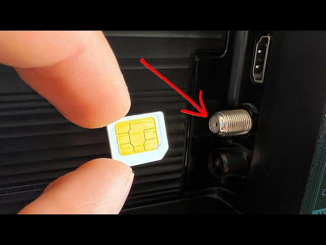 Switch your TV: Insert a SIM Card and Unlock Channels from Around the World!