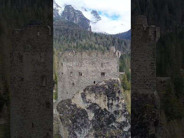 Castello di Andraz  in the Dolomites ️ #Italy #Dolomites #Castle #Shorts #Travel
