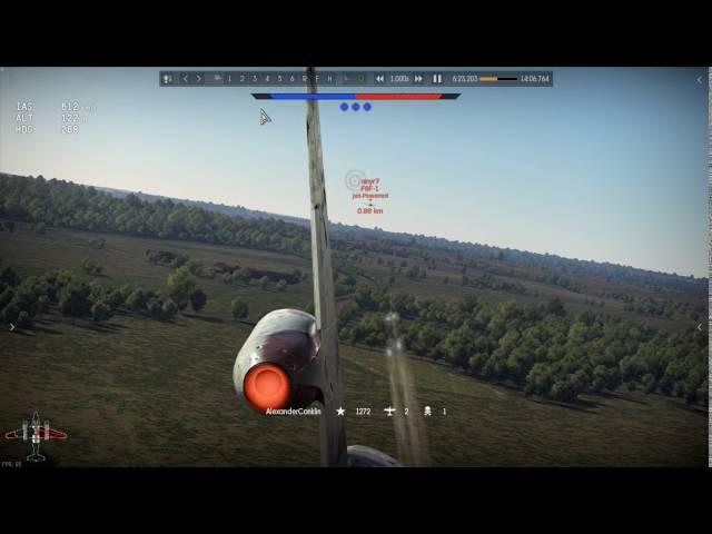 War Thunder | One Wing Kill With Me262