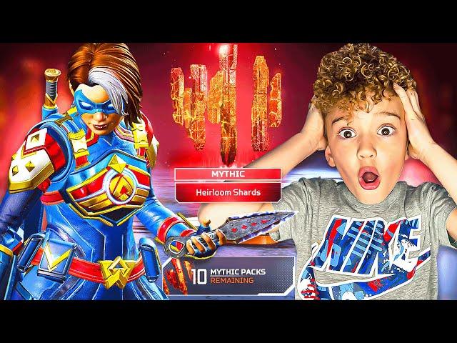 8 YEAR OLD GETS 1ST HEIRLOOM IN APEX LEGENDS