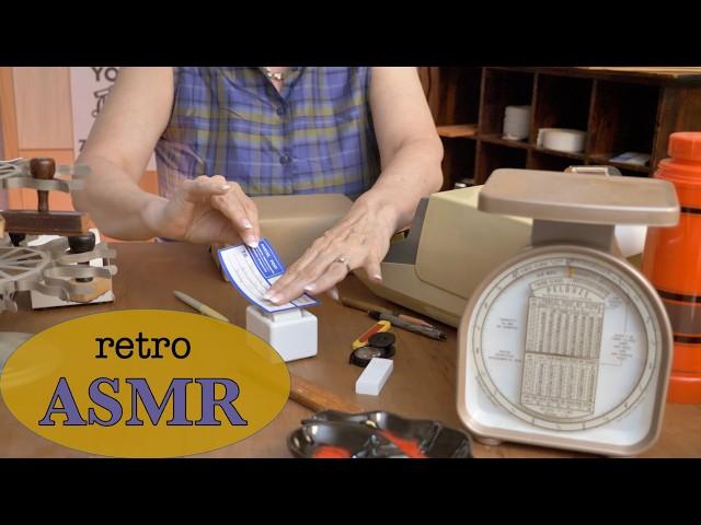 1960s Post Office ASMR  Applying for a Retro Passport  Crinkles, Stamping, Wrapping (Soft Spoken)