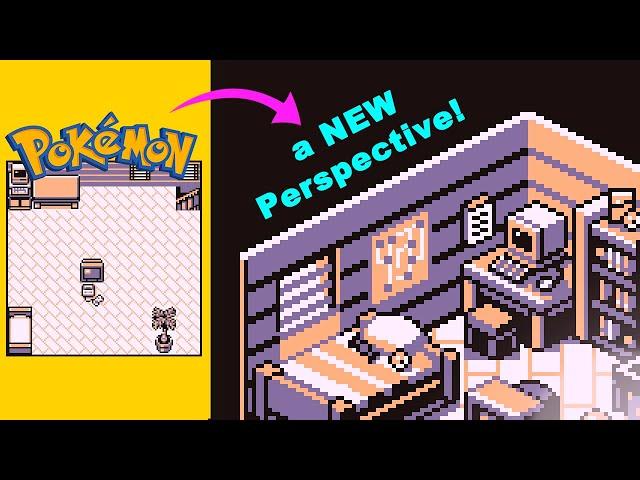 Remaking the Pokémon bedroom as Isometric Pixel Art