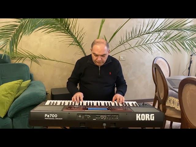 Mher Sargsyan-Sherburskie zontiki | cover on Korg pa 700\ Мгер Саргсян - Шербурские зонтики