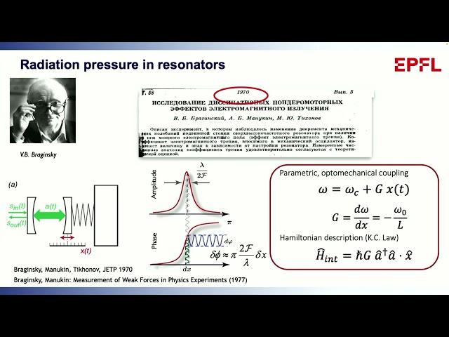 2023 EPFL Physics Day - Quantum Optomechanics