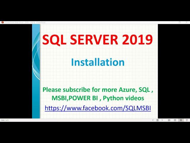 SQL 2019 Tutorials | SQL 2019 Installation | download sql 2019 | how to install sql server 2019