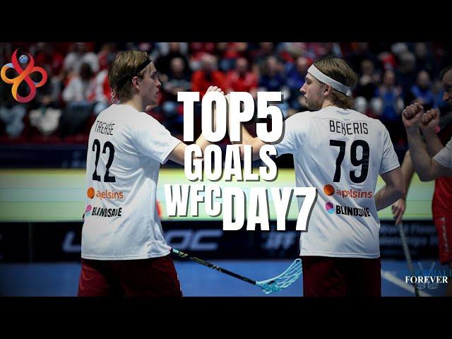 TOP5 GOALS of the Floorball WFC DAY7 (2024)