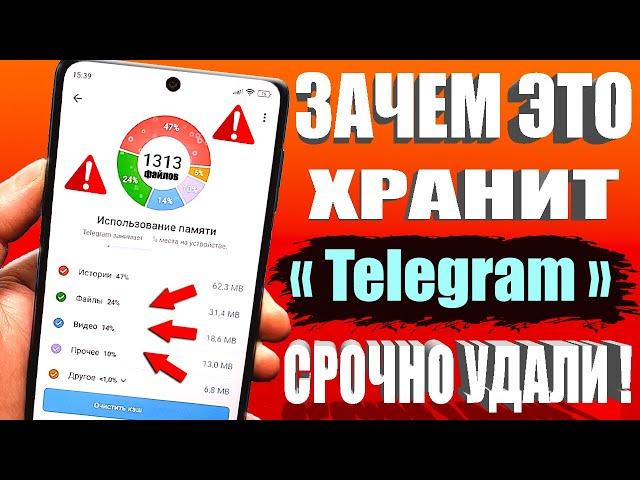 Освободил 32.5 ГБ Памяти Всего за 1 МинутуКак Очистить СКРЫТЫЙ Кэш TELEGRAM на Андроиде в ТЕЛЕФОНЕ