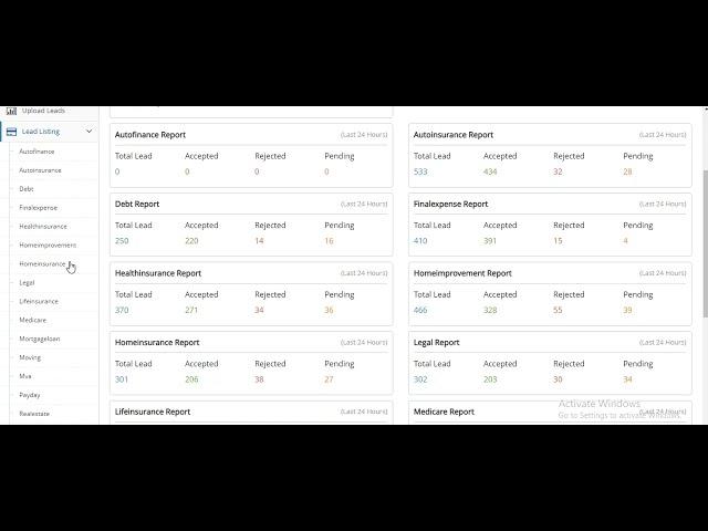 Lead Module | Ping Tree Systems | Lead Distribution Software