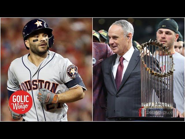 Why there’s ‘genuine dislike’ for Rob Manfred from MLB players | Golic & Wingo