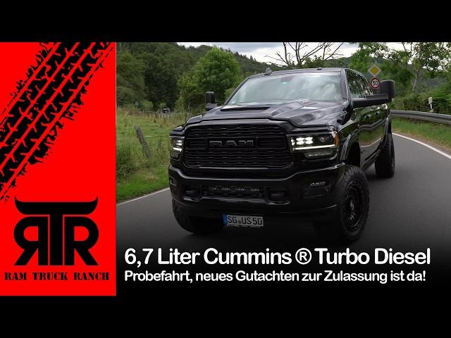 RAM Cummins Diesel | Probefahrt und mehr | Gutachten fertig | Zulassung RAM 2500,3500 möglich  | RTR