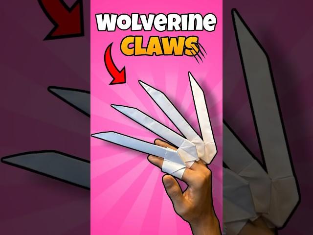 Wolverine Paper Claws Easy #shorts