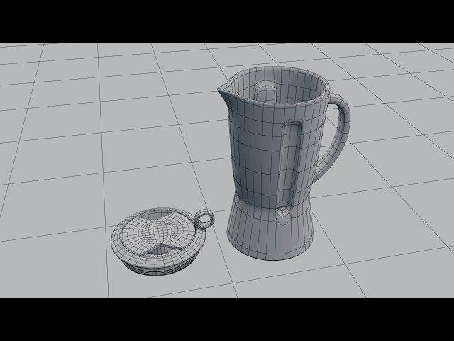 Создание блендера в Blender (моделирование 2/3)