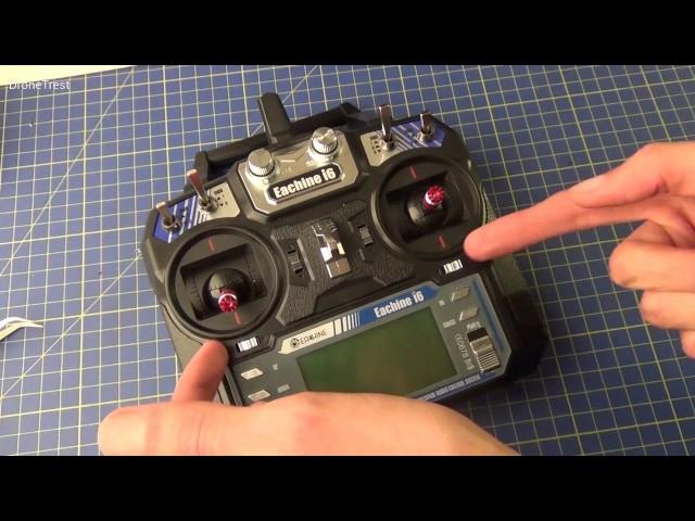 Binding and Setting Up the FlySky i6 Transmitter for a quadcopter/drone