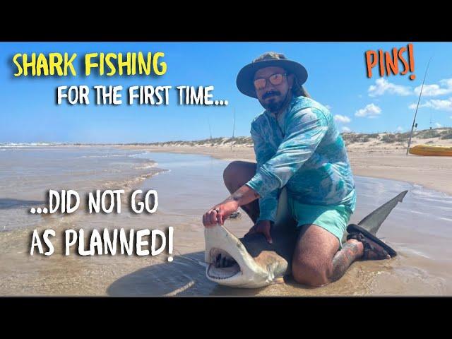 SHARK FISHING and Camping at PINS for the First Time! // Padre Island National Seashore Overlanding