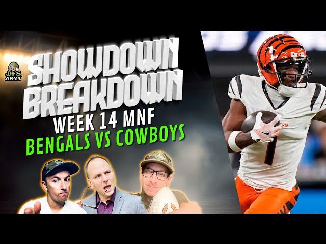 Monday Night Football Showdown Breakdown - Bengals vs Cowboys DraftKings and FanDuel DFS Plays