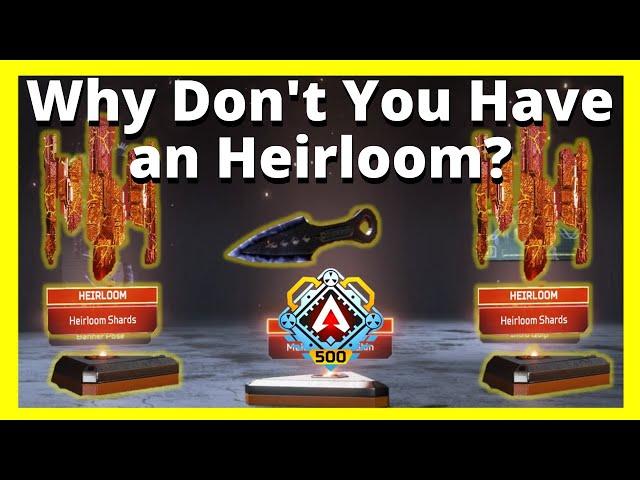 Why you Don't have an Heirloom at Level 500 | Apex Legends Heirlooms Explained