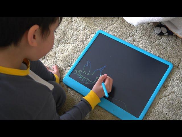 LCD Writing Tablet for Kids 15 inch Doodle Board Review - Wicue