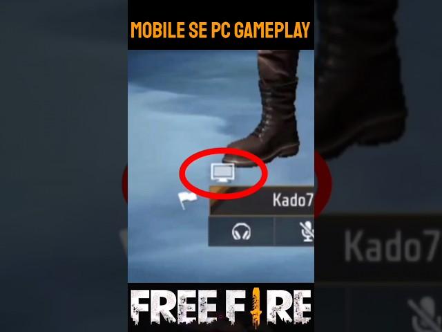 How to Add PC Logo in Mobile How to Play With Big Youtubers #freefire #shorts