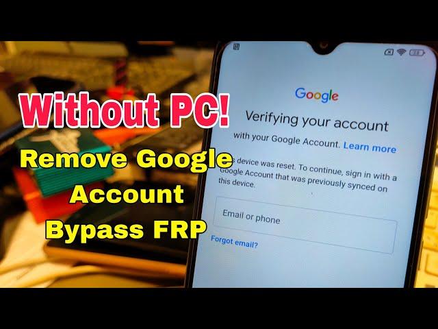 Xiaomi Redmi 10C (220333QAG, 220333QBI, 220333QNY), Remove Google Account, Bypass FRP, Without PC.