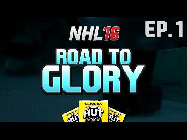 NHL 16 HUT | Road To Glory 1 - Team Creation and First Game! | TacTixHD