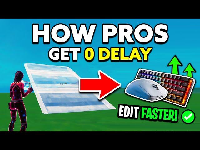 How PROS Get ZERO INPUT DELAY In Fortnite! (Lower Latency)