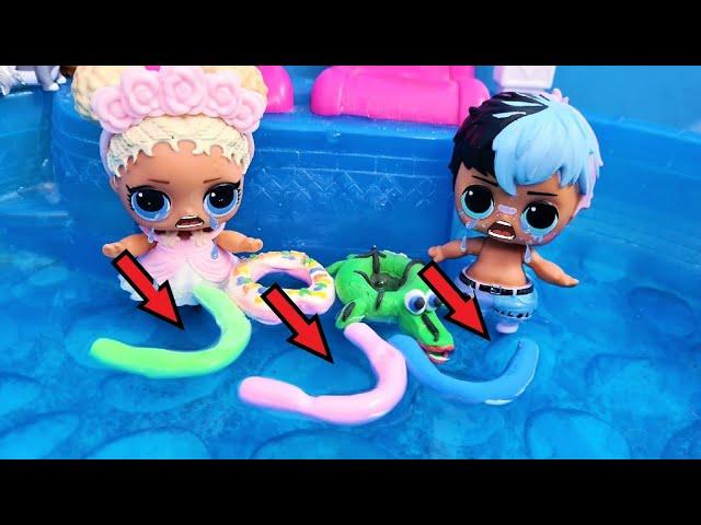 THEY STOLE THE KIDS FROM THE POOL! Kindergarten lol dolls lol lol surprise cartoons Darinelka