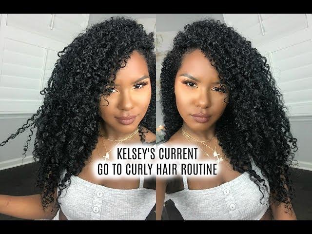 KELSEY'S CURRENT GO TO CURLY HAIR ROUTINE