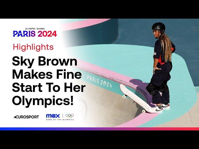 Team GB's SKY BROWN makes Paris debut  | #Paris2024 #Olympics