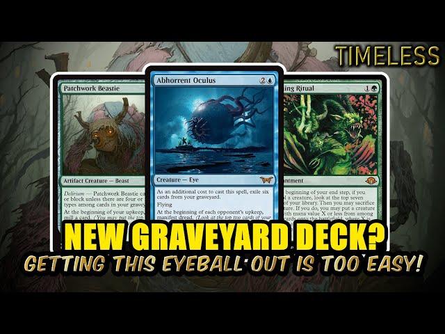 New Graveyard Strategy With Giant Eyeball! Ritual Oculus | Timeless BO3 Ranked | MTG Arena