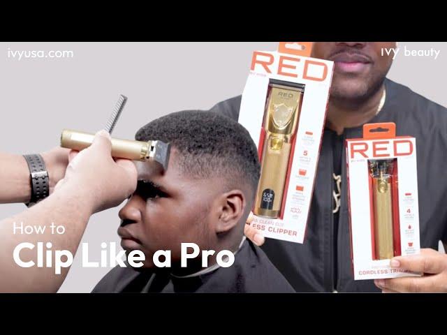 How to Clip Like a Pro with #RED by Kiss Ultra Cleancut Cordless Clipper!