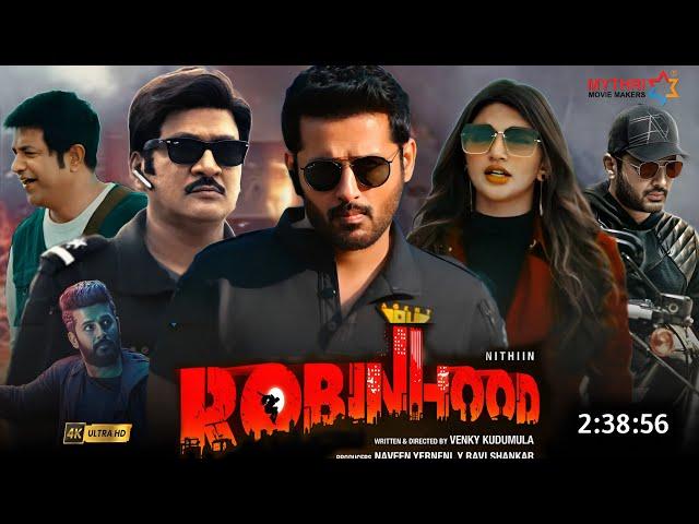 Robinhood 2024 Full Movie Hindi Dubbed South Update | Nithin New Movie | Sreeleela | Latest Movie