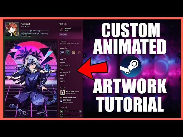 How To Set Custom Steam Profile Artwork In 5 Minutes (FREE)