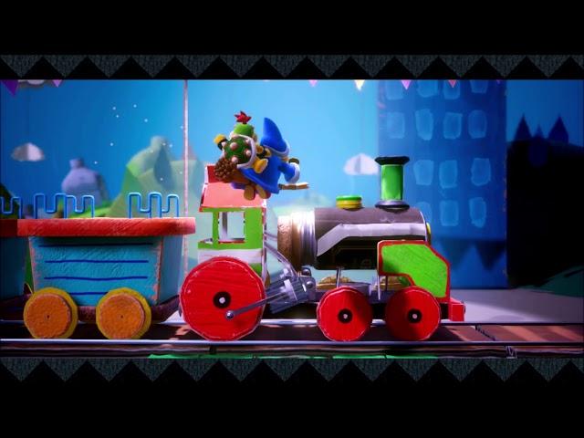 Walkthrough: Yoshi's Crafted World Part 1-Sunshine Station (English/100%)